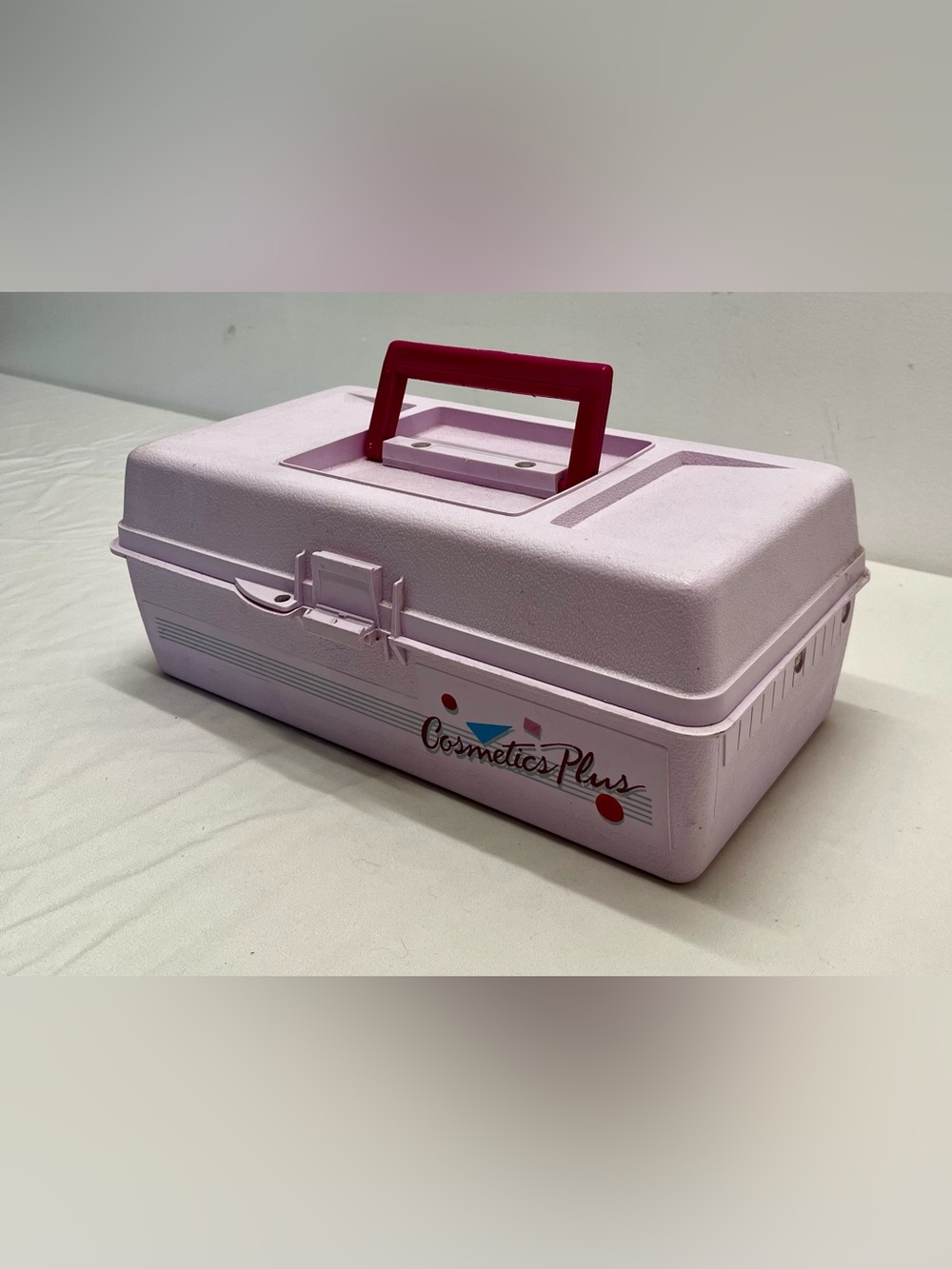 Vintage 1980s Cosmetics plus Makeup Case